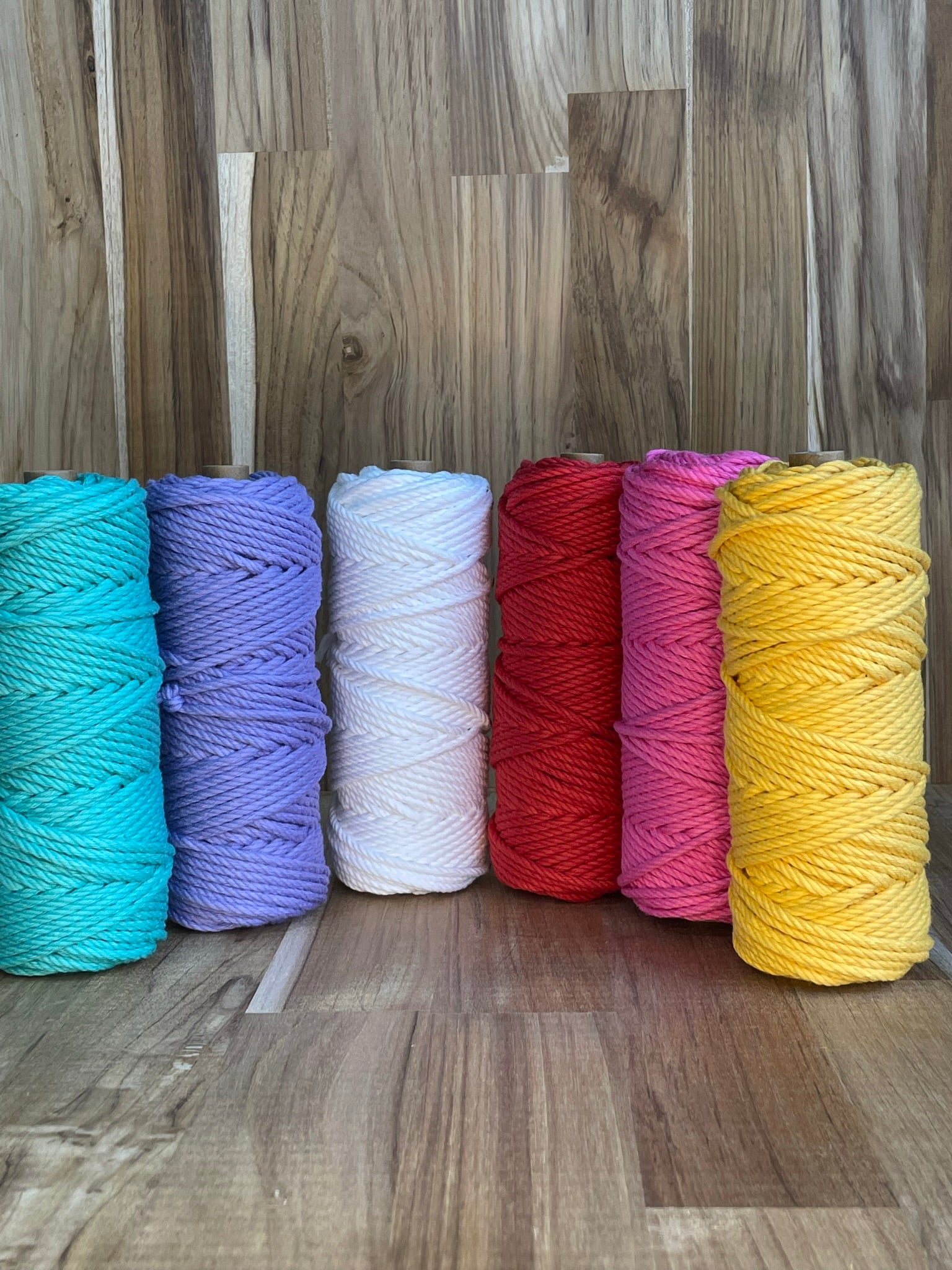 4mm Brights Macrame Rope Bundle - 6 Rolls – Industrial Yarns Pty Ltd