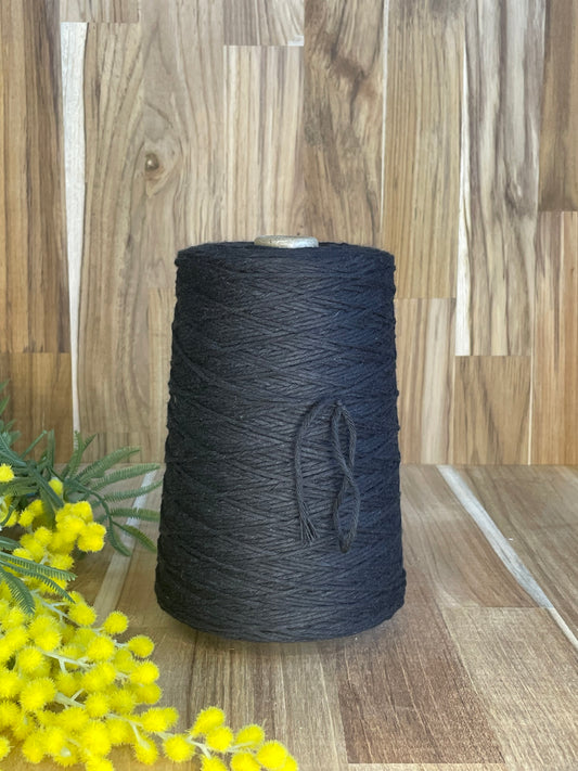 1.8mm Twisted Cotton Black