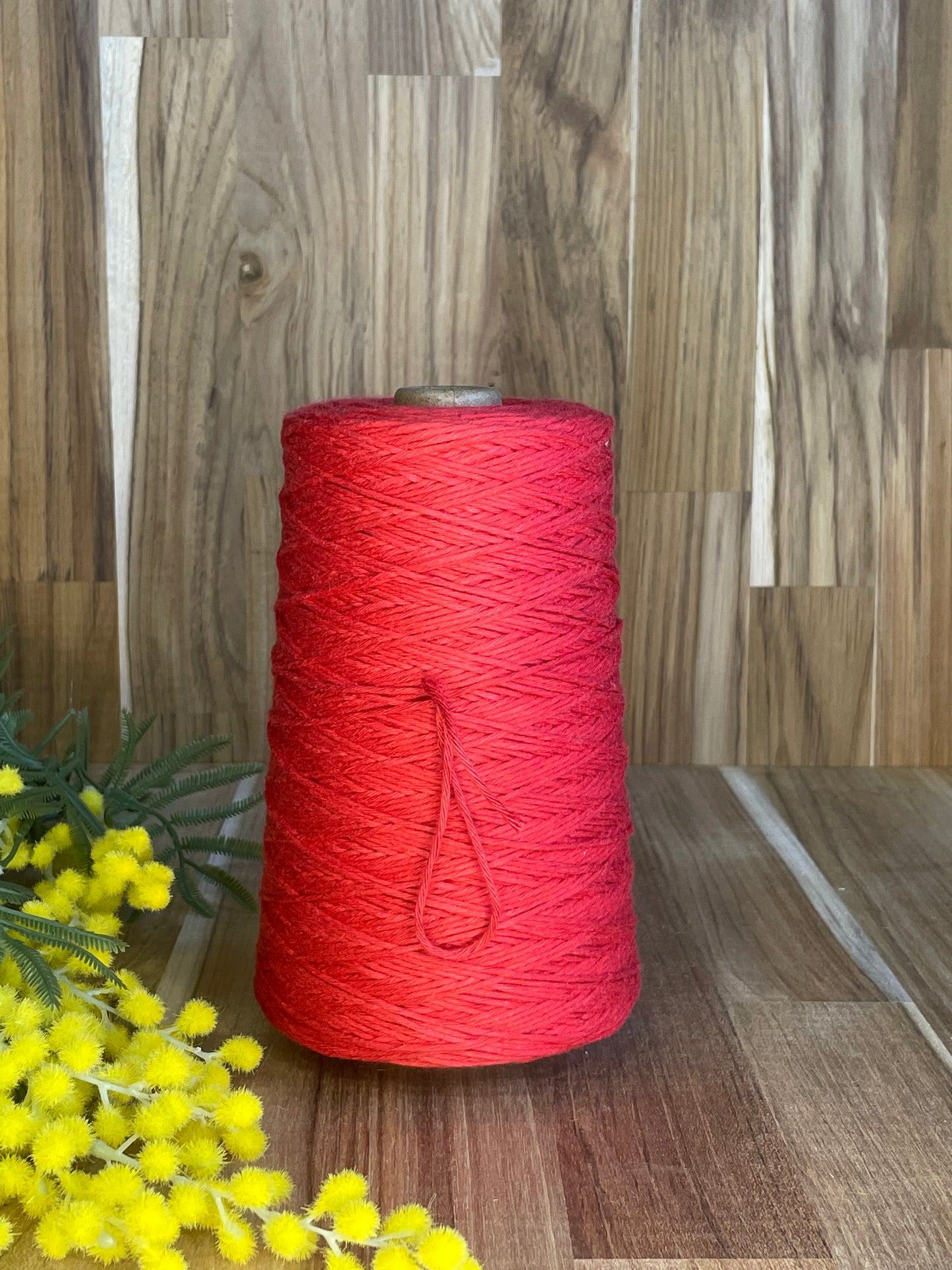 1.8mm Twisted Cotton Red