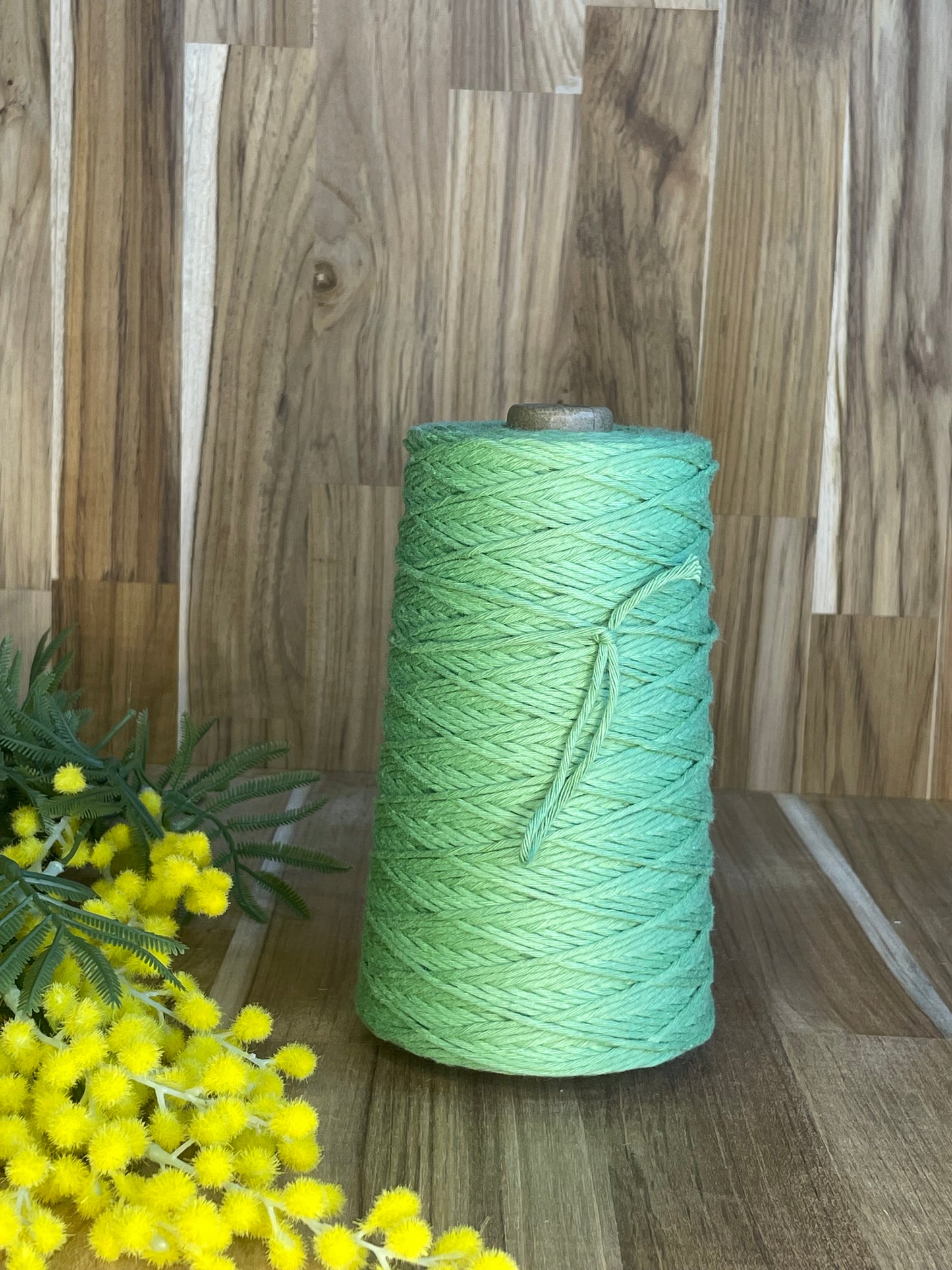 2mm Twisted Cotton Green