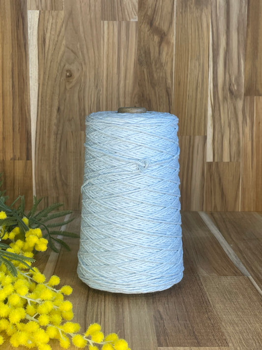 2mm Twisted Cotton Pastel Blue