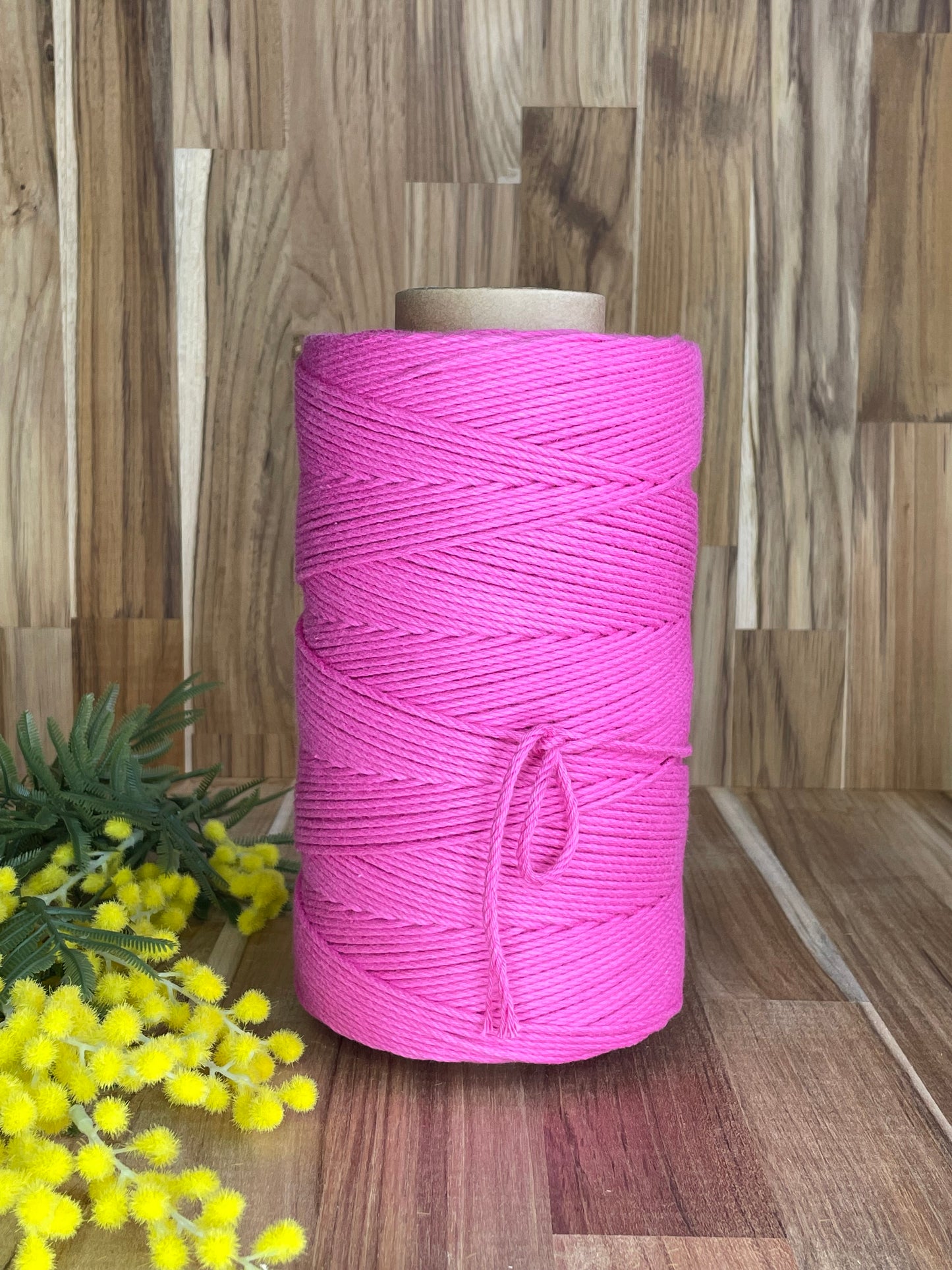 3mm Twisted Rope Magenta