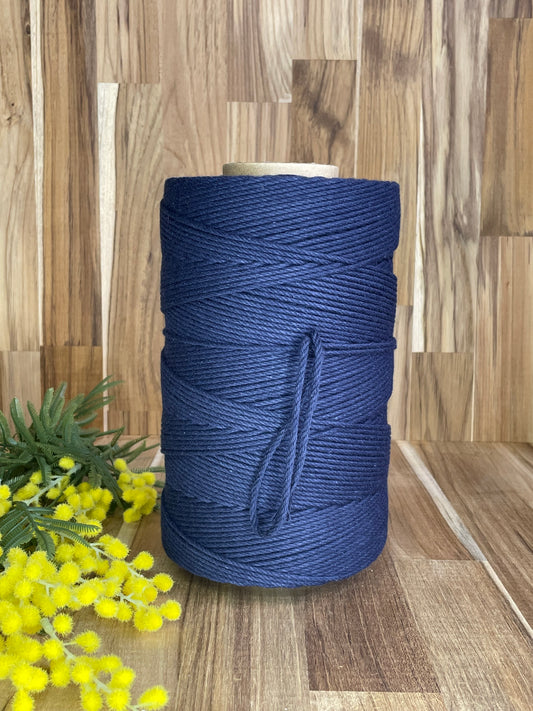3mm Twisted Rope Navy