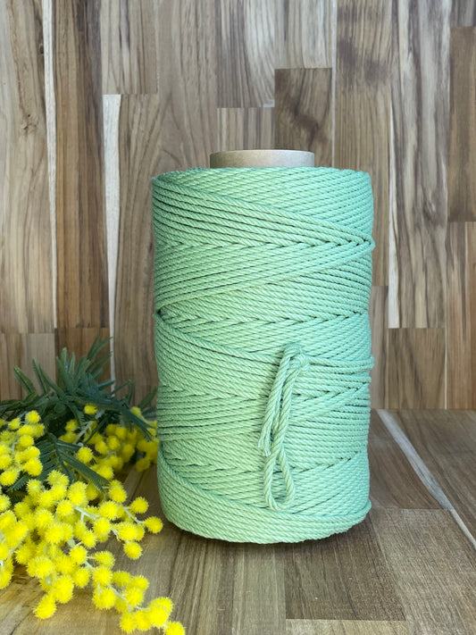 4mm Twisted Rope Green