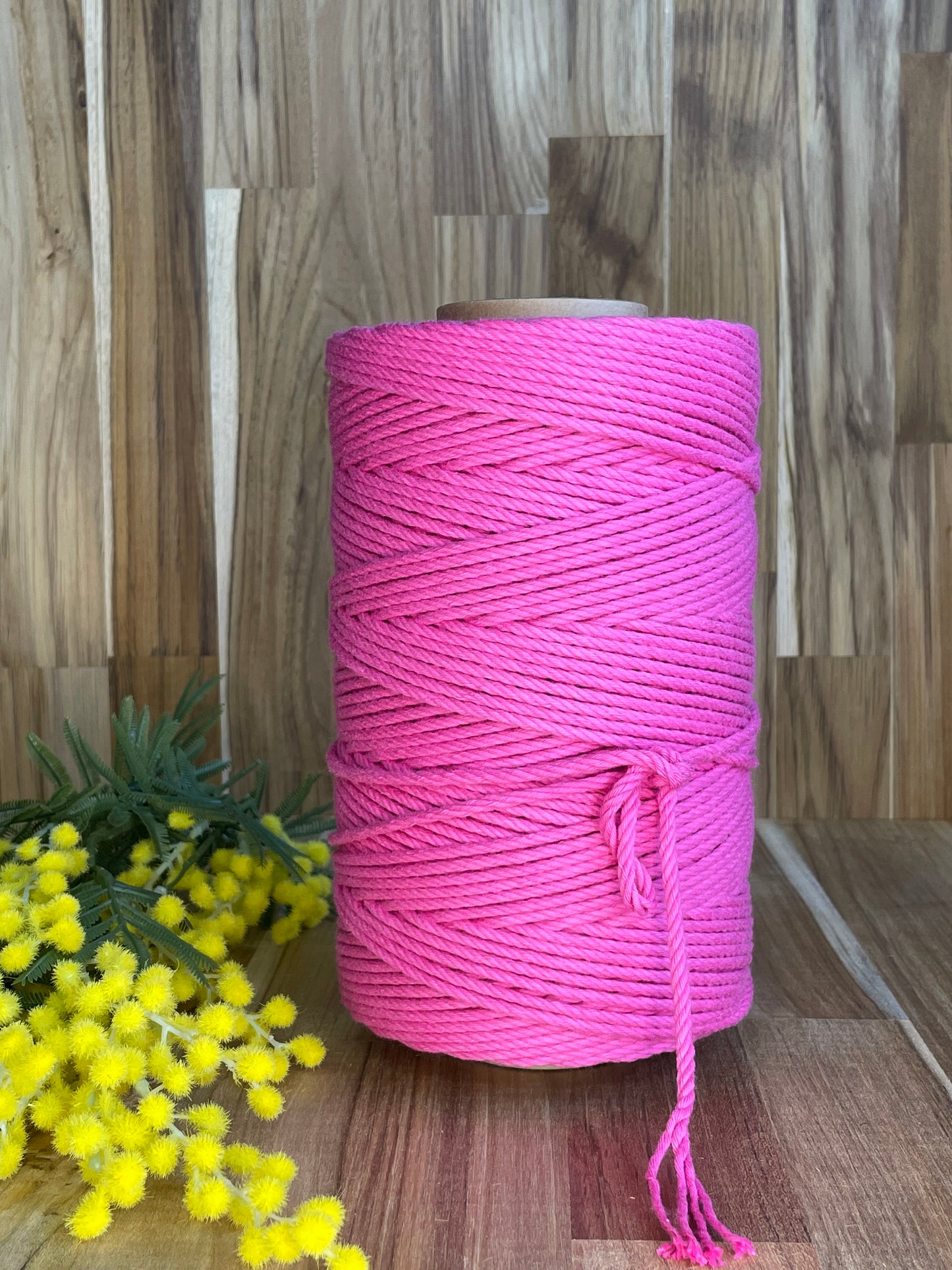 4mm Twisted Rope Magenta