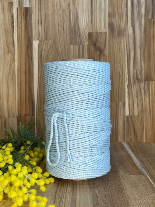 4mm Twisted Rope Pastel Blue