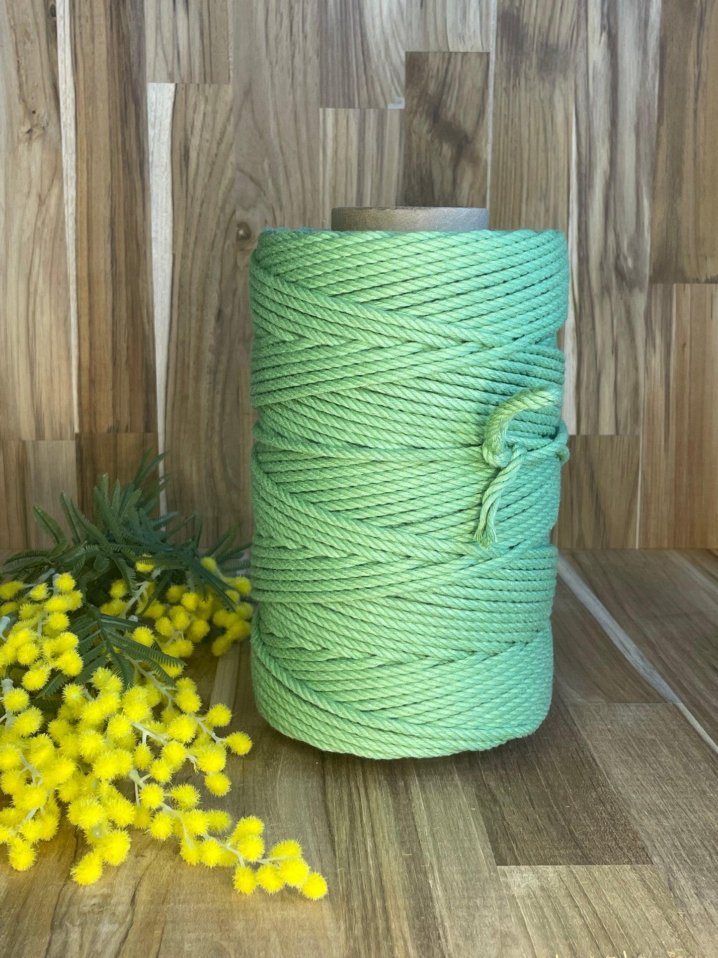 5mm Twisted Rope Green