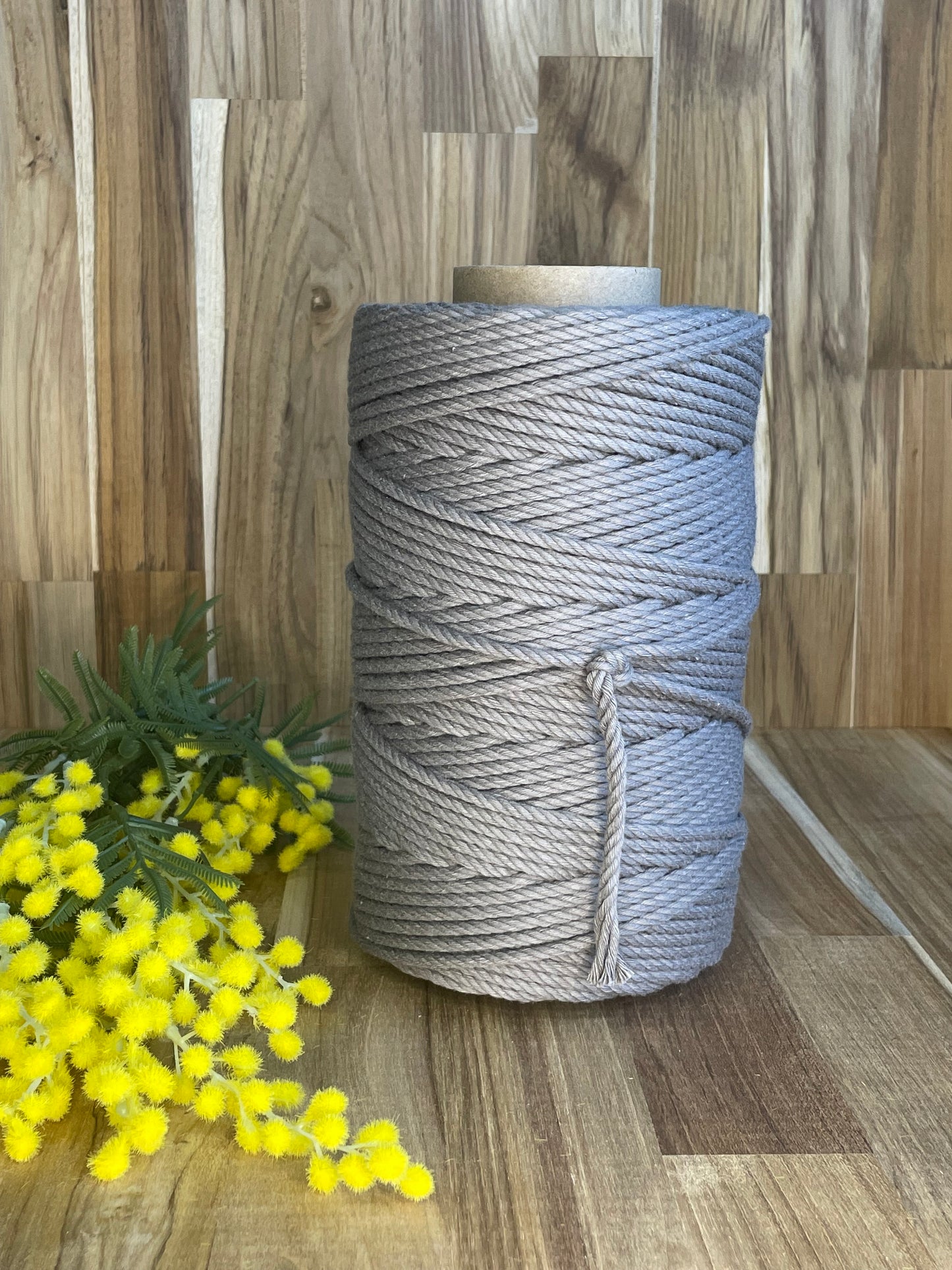 5mm Twisted Rope Grey
