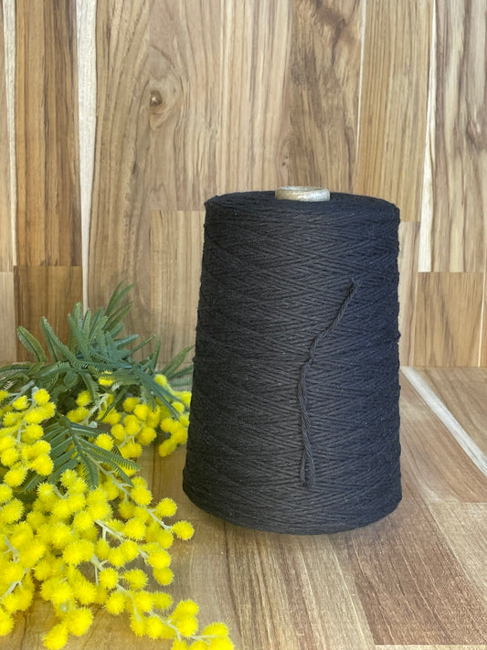 1.5mm Twisted Cotton Black