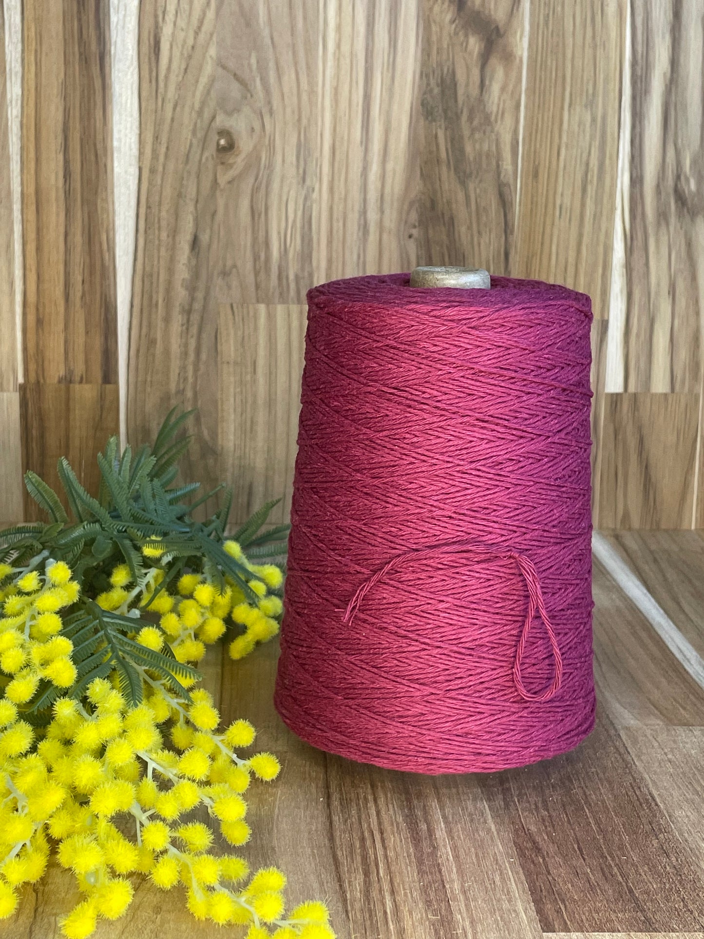 1.5mm Twisted Cotton Maroon
