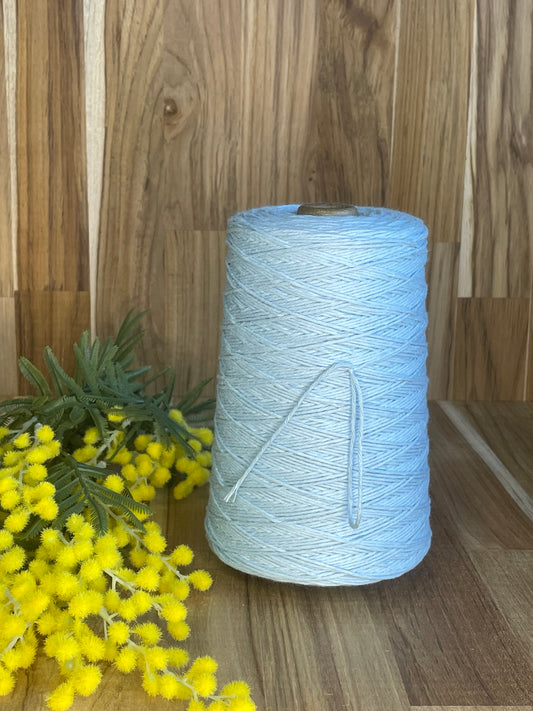 1.5mm Twisted Cotton Pastel Blue