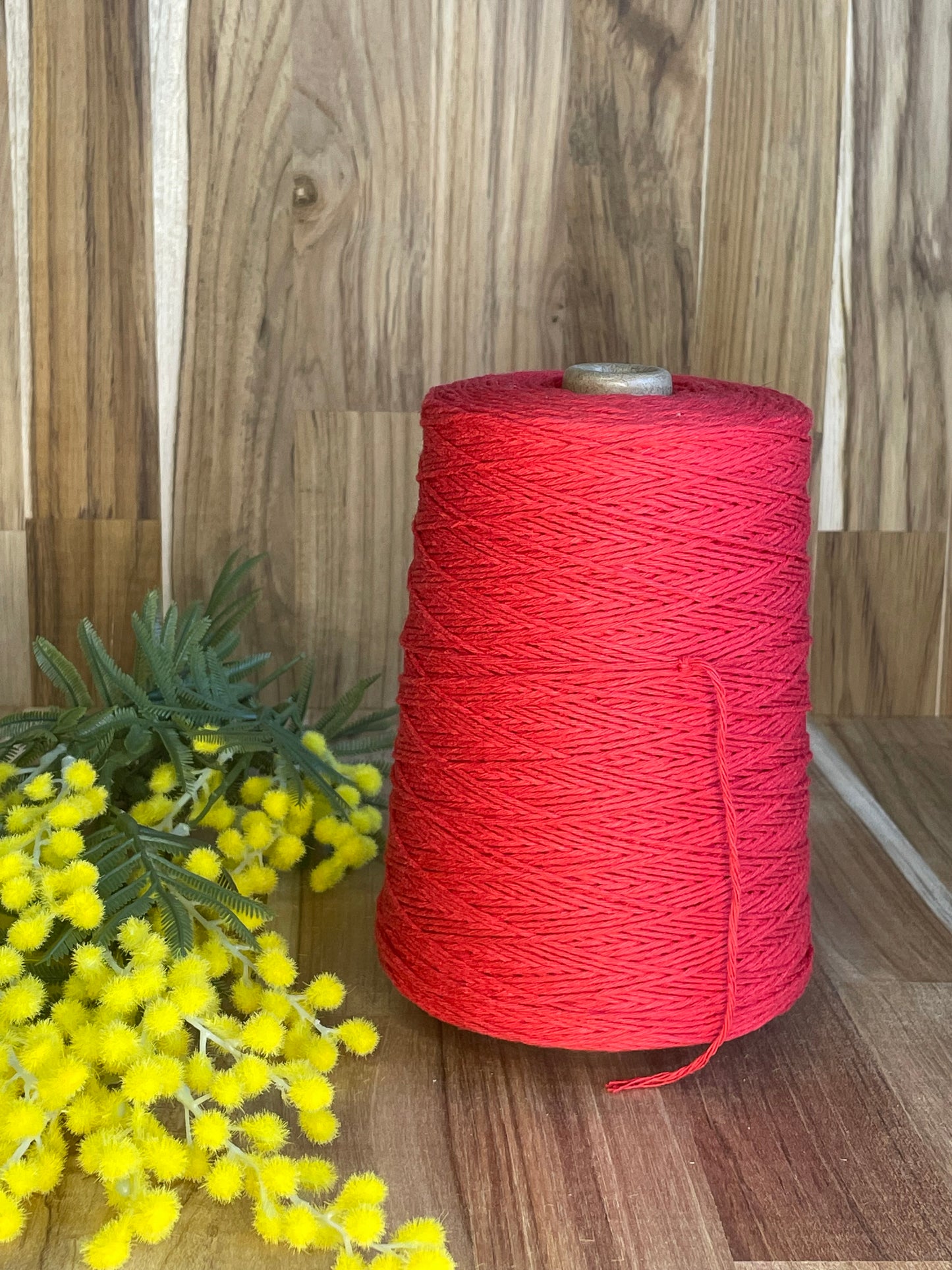 1.5mm Twisted Cotton Red
