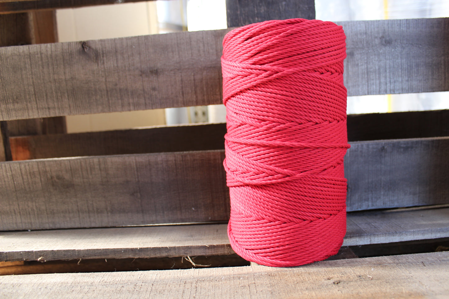 4.5mm Twisted Rope Red