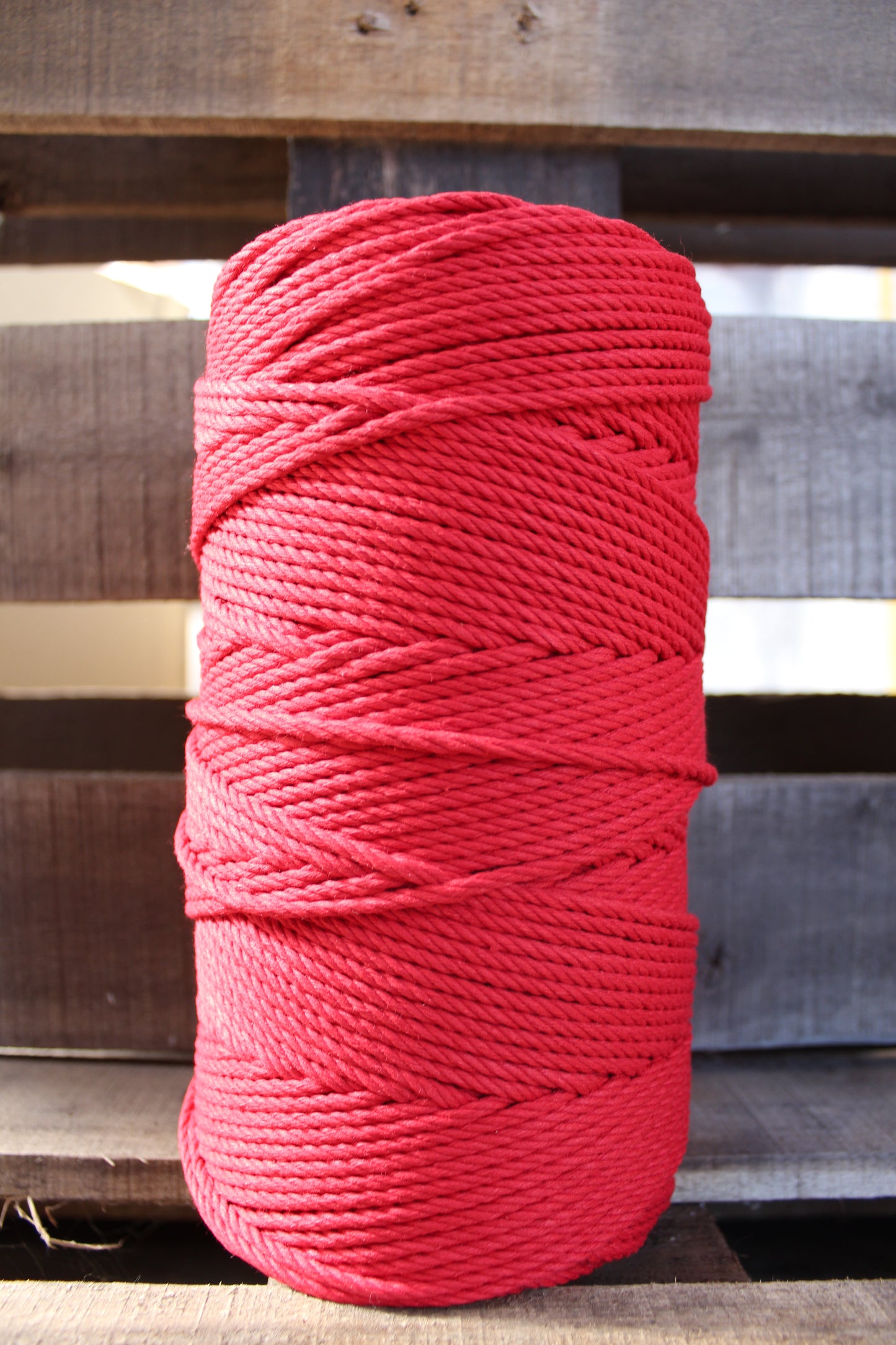 4.5mm Twisted Rope Red