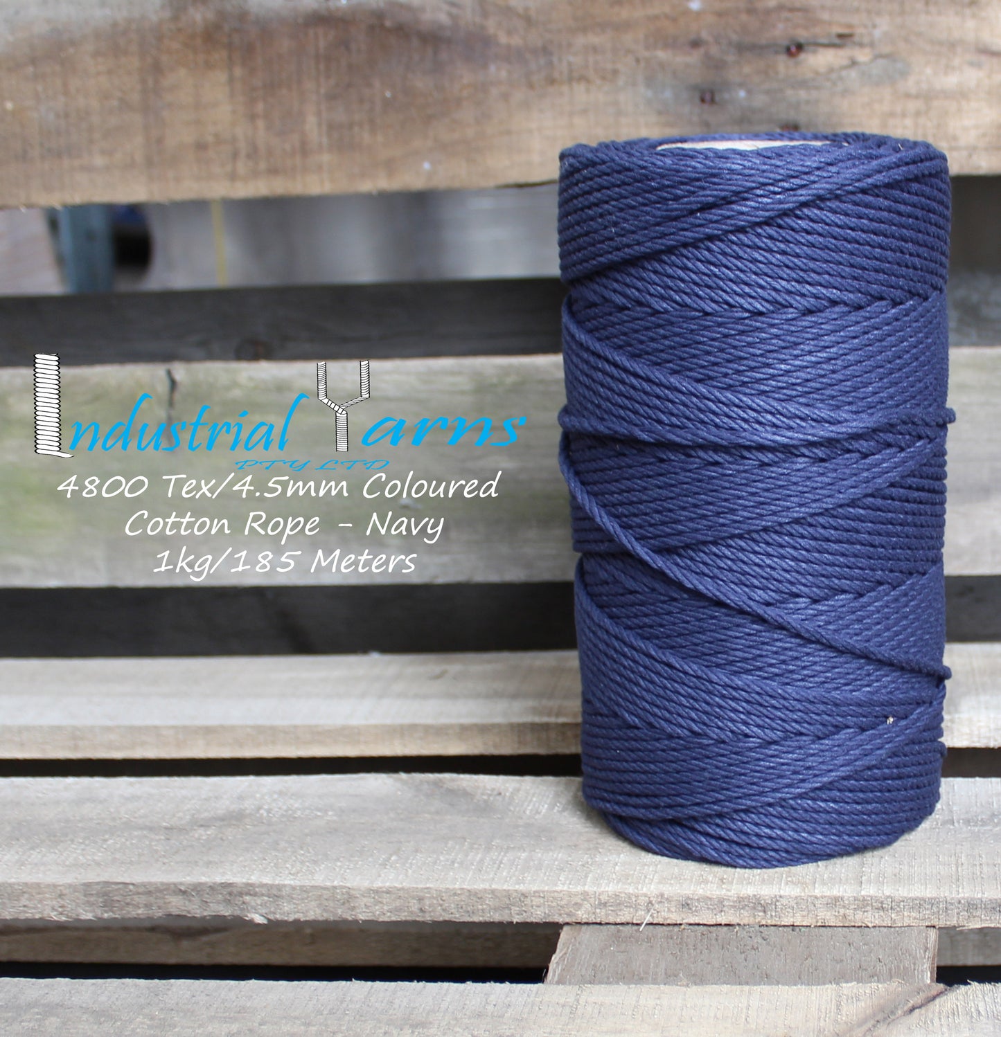 4.5mm Twisted Rope Navy